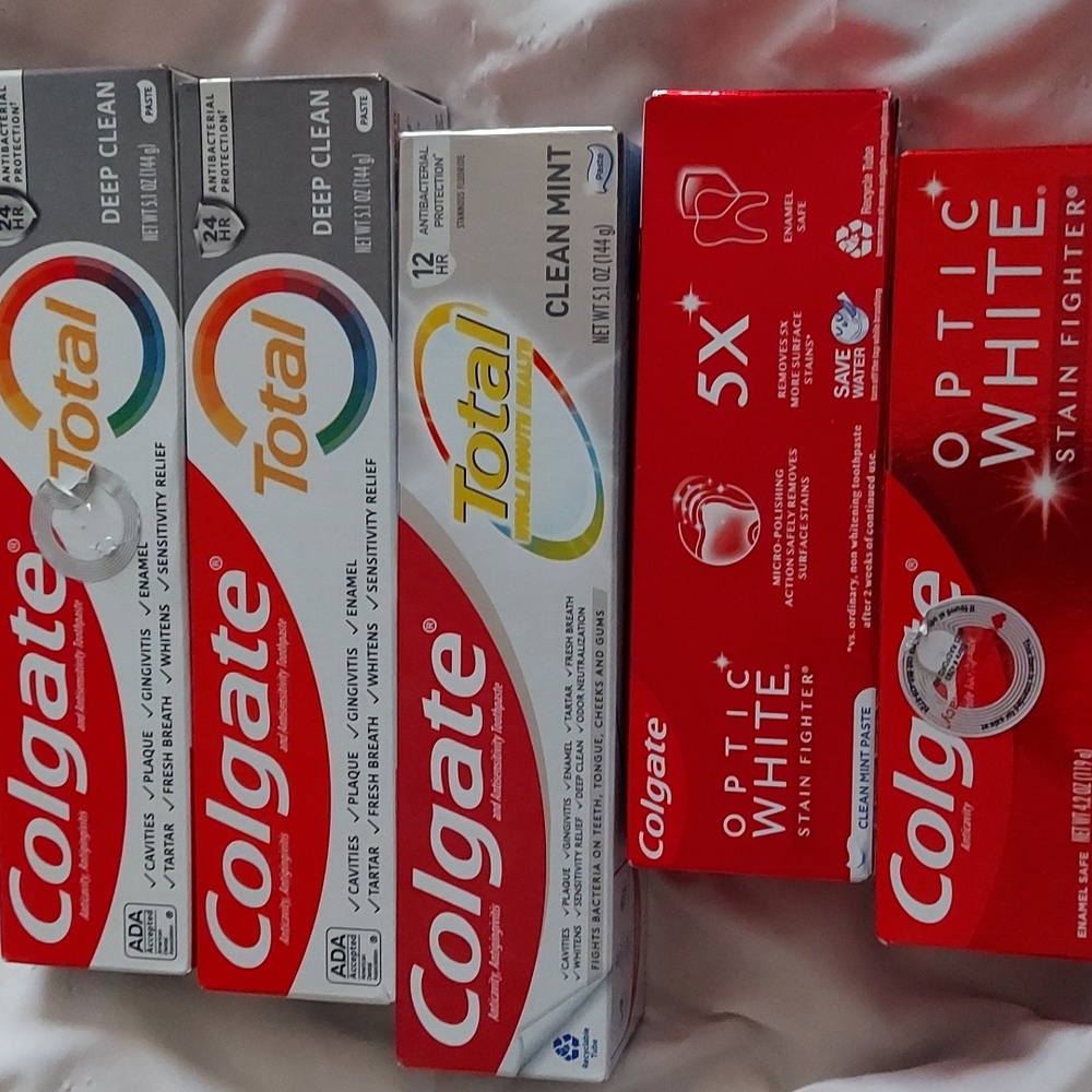 Colgate optic white total bundle new
